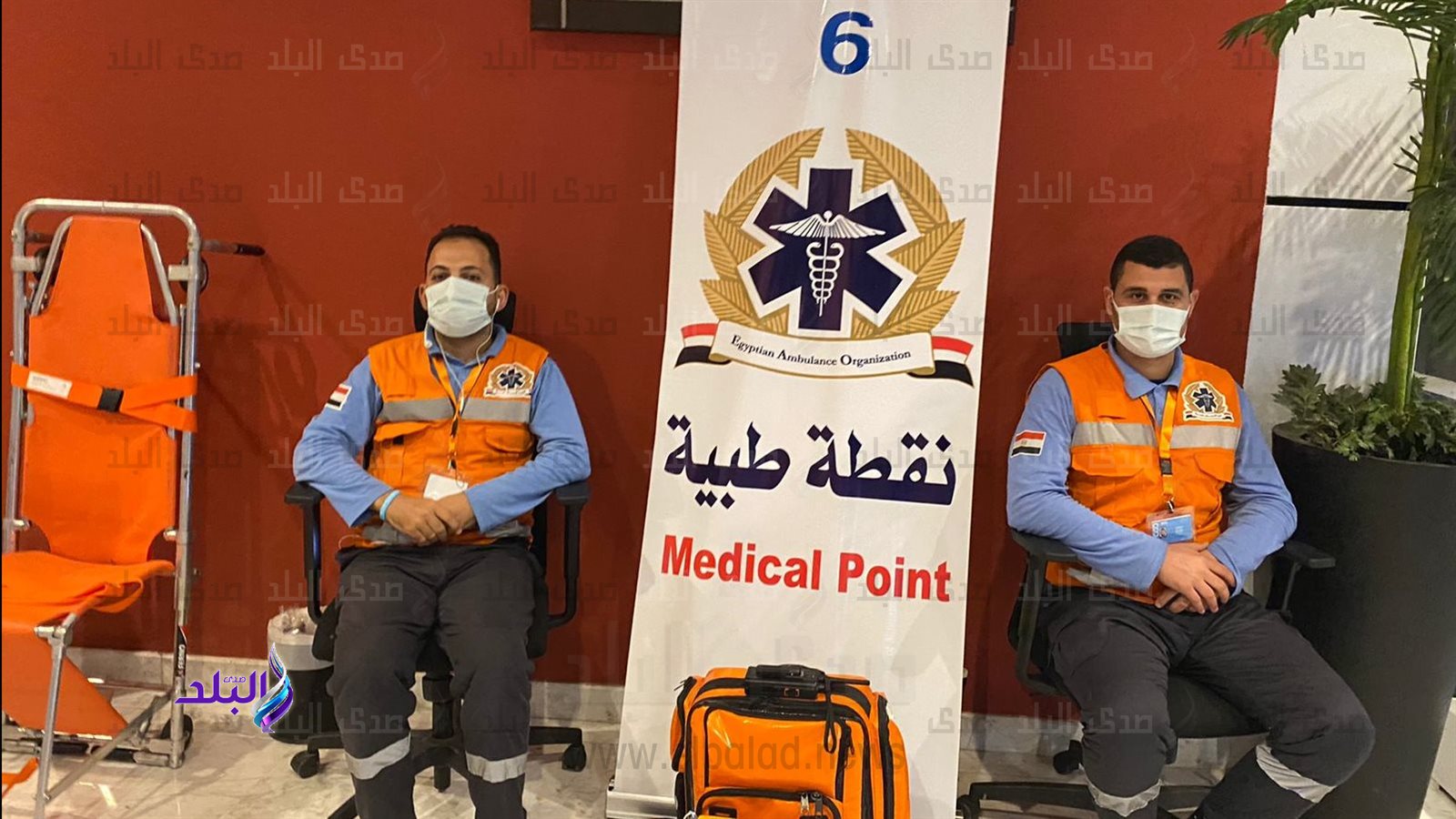 صورة لإحدى النقاط الطبية