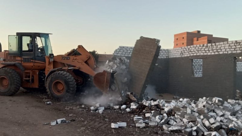 إزالة تعديات بأسيوط 
