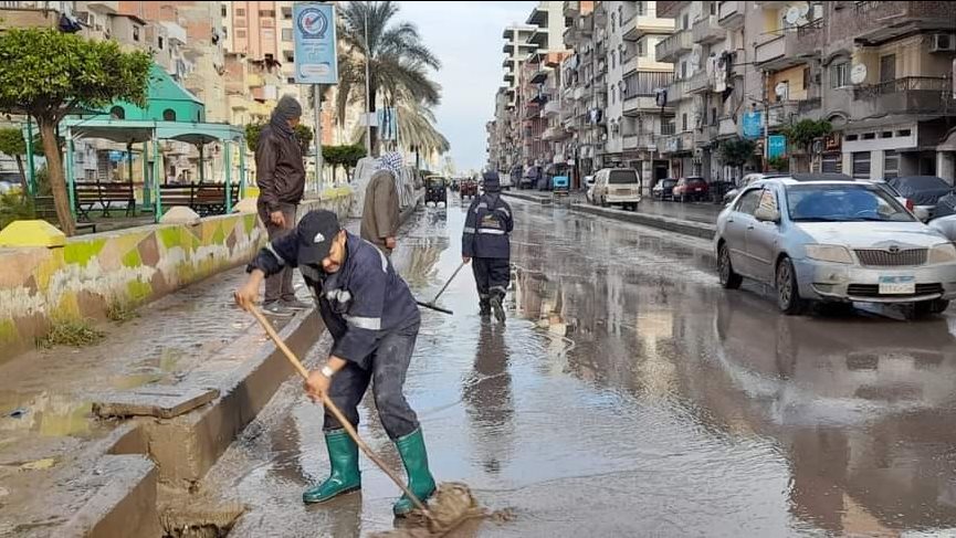 رفع مياه الأمطار