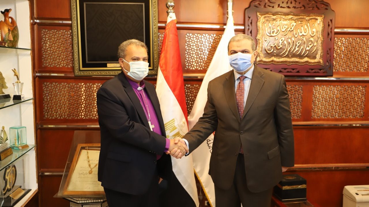  وزير القوى العاملة ورئيس الهيئة القبطية الإنجيلية