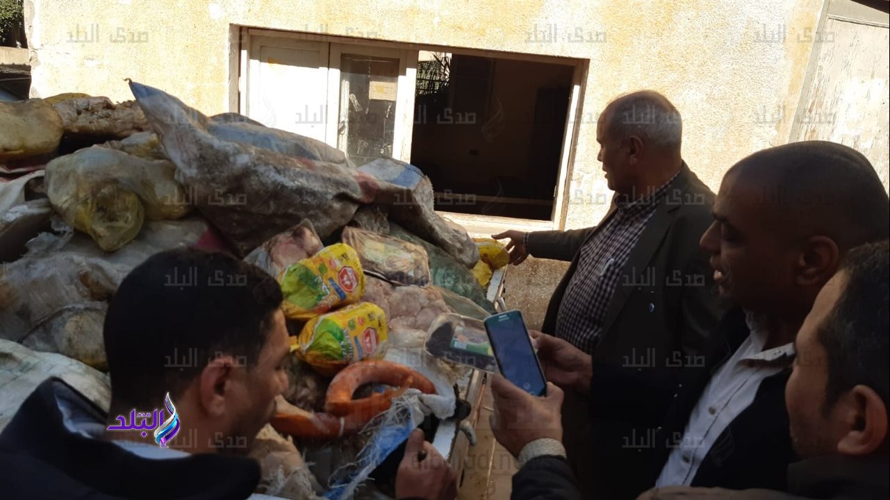 ضبط ٣ طن لحوم ودواجن ومشتقاتها غير صالحة