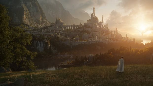 مشهد من مسلسل The Lord of the Rings