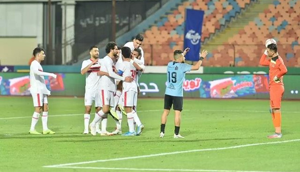 مباراة الزمالك وغزل المحلة