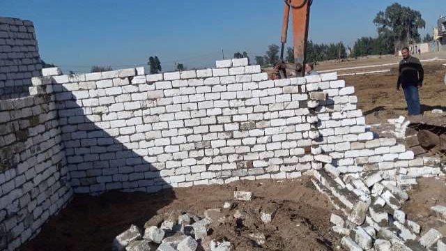 ازالة تعديات علي الأراضي الزراعية