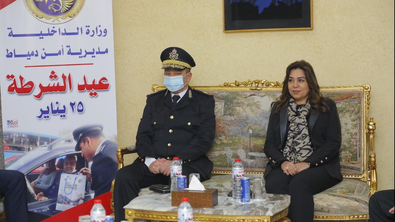 منال عوض محافظ دمياط