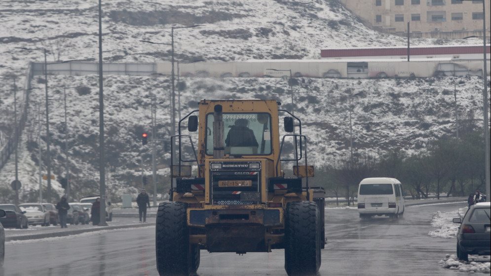 طقس سيئ في الأردن