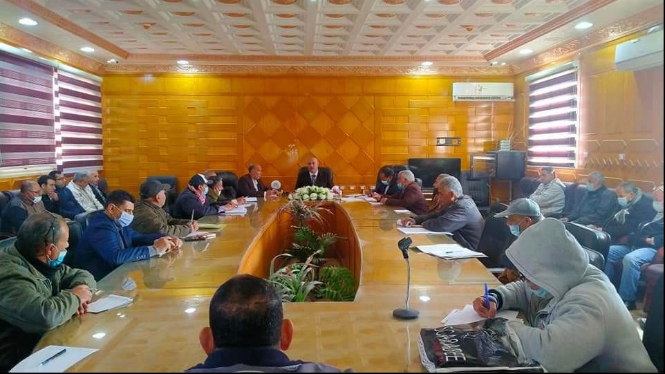 اجتماع مجلس تنفيذي  مدينة الحسنة شمال سيناء 