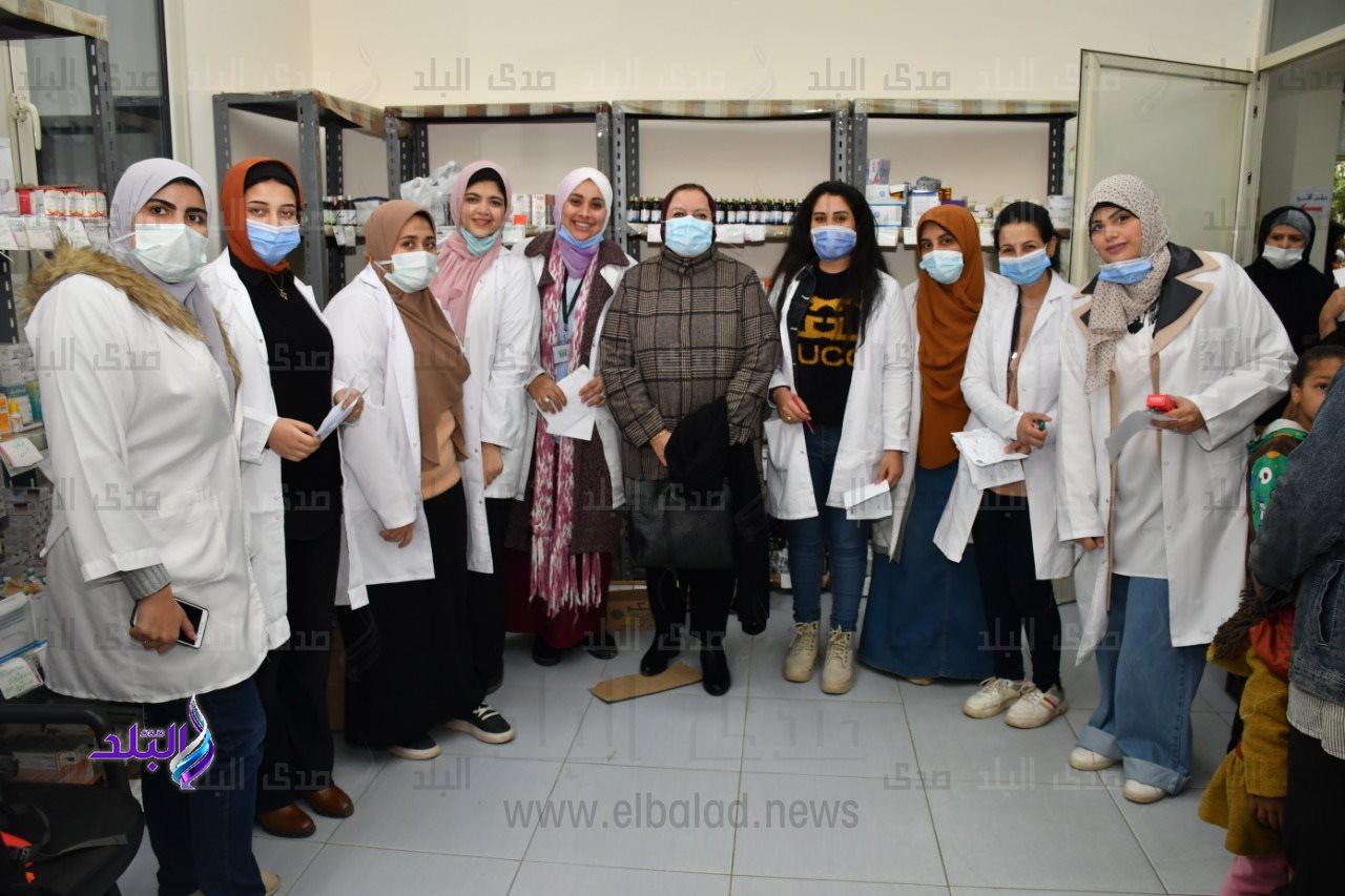 حصاد القافلة التنموية الشاملة لجامعة عين شمس بمنطقة أهالينا (١) بحي السلام