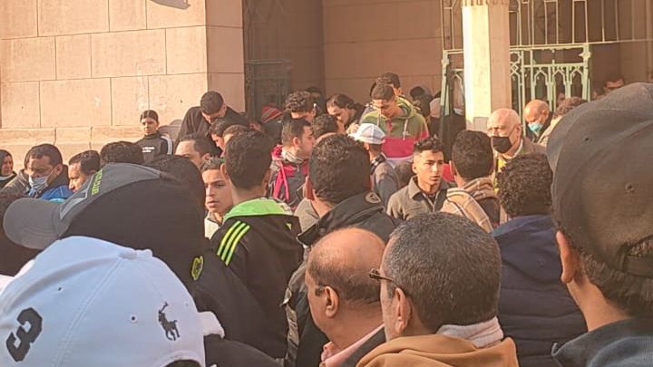 جنازة نجل مدرب بلدية المحلة شهيد الغدر