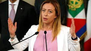 جددت زعيمة الحزب اليميني (إخوة إيطاليا) جورجا ميلوني