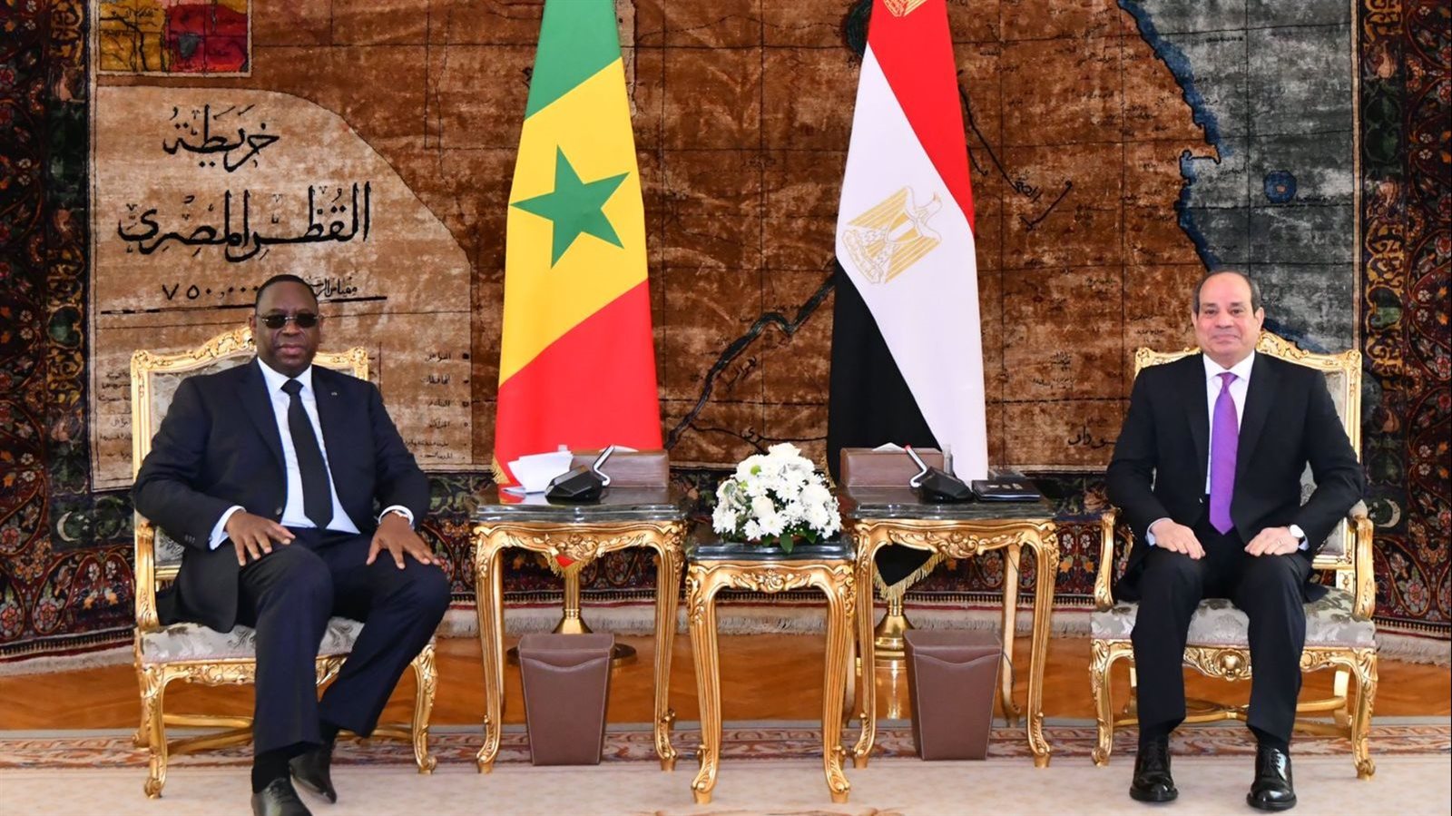 الرئيس السيسي ونظيره السنغالي