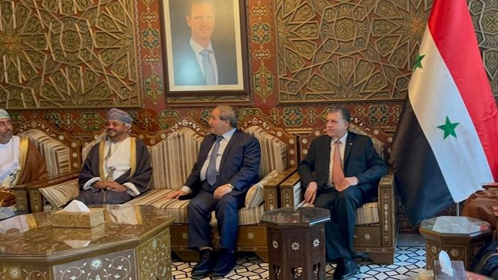 وزيرا خارجية عمان وسوريا