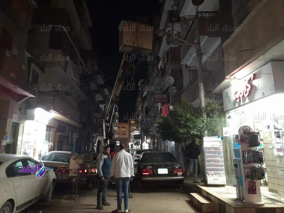 حملة إنارة الأعمدة