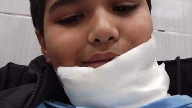 صورة للطالب المصاب
