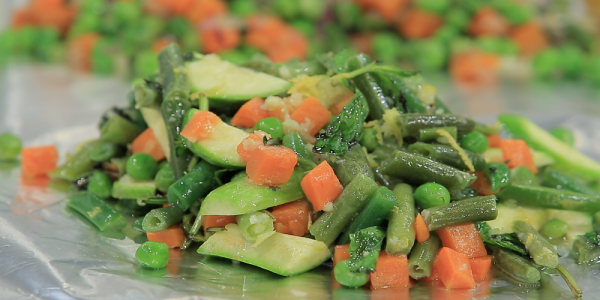 سوتيه بالثوم والنعناع