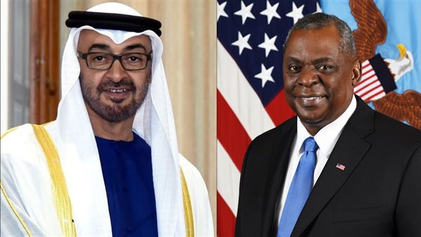 لويد أوستن والشيخ محمد بن زايد