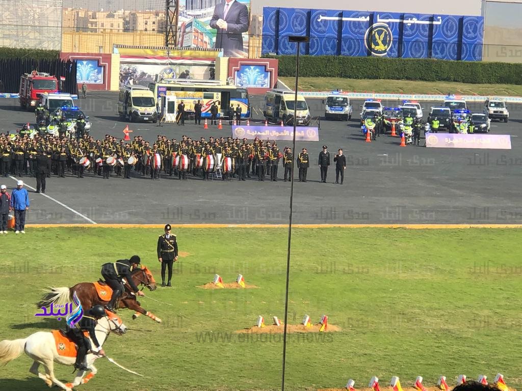 عروض الفروسية خلال معرض التكنولوجيا الأمنية