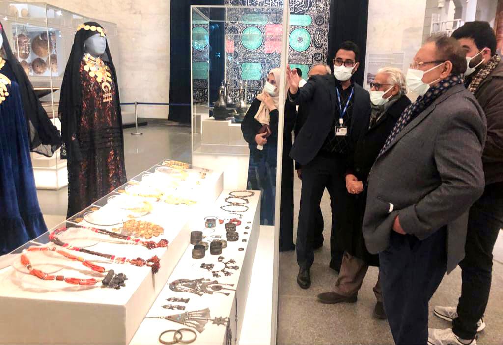 الرئيس اليمني الأسبق في متحف الحضارة 
