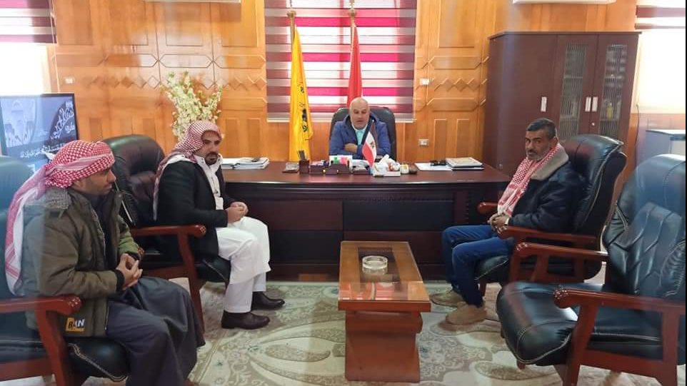 لقاء رئيس مدينة الحسنة شمال سيناء مع المواطنين 