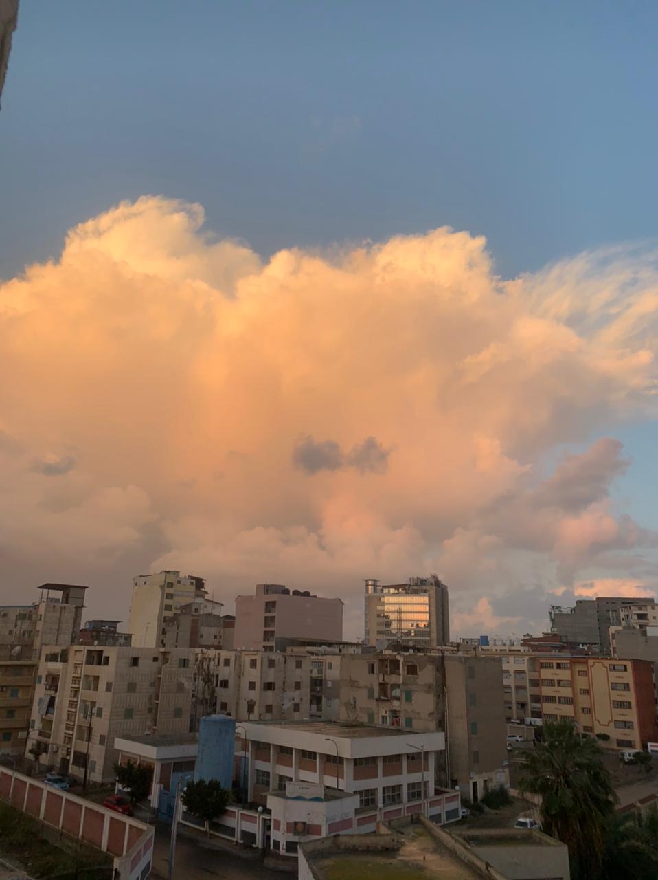 أمطار غزيرة بدمياط 