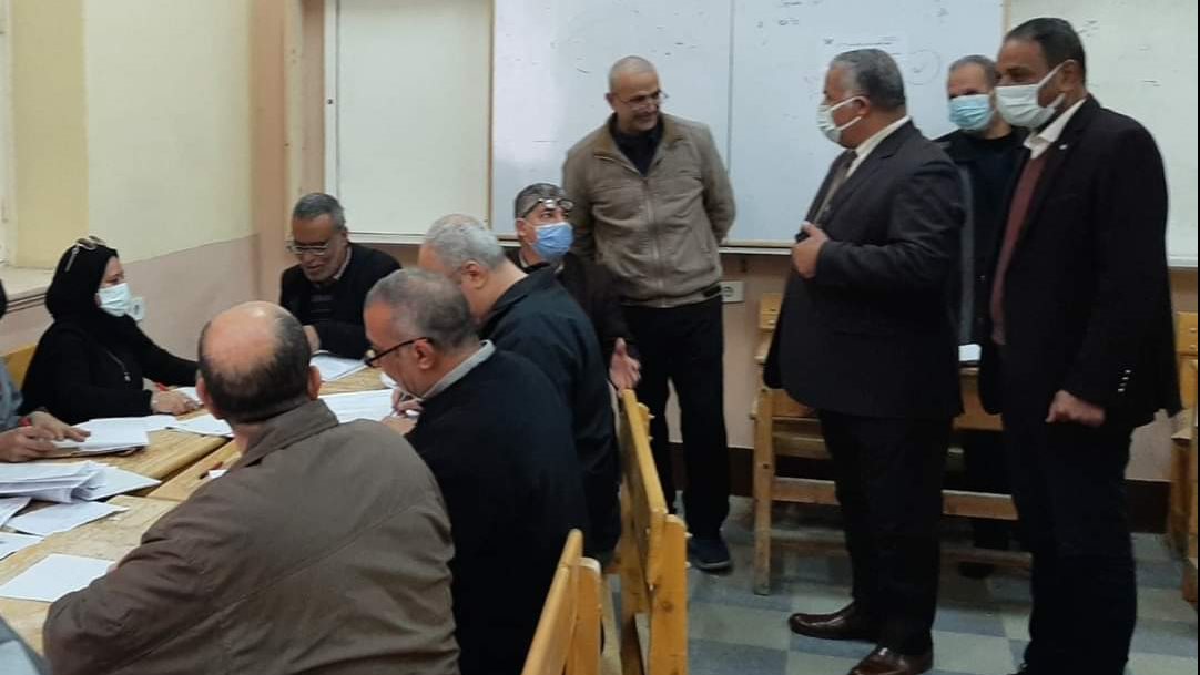وكيل الوزارة يتفقد اللجنة