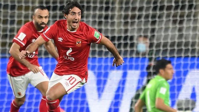 فرحة محمد هاني بعد إحراز الهدف