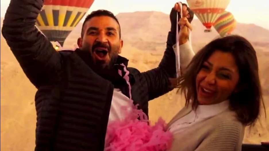 أحمد سعد وعلياء 