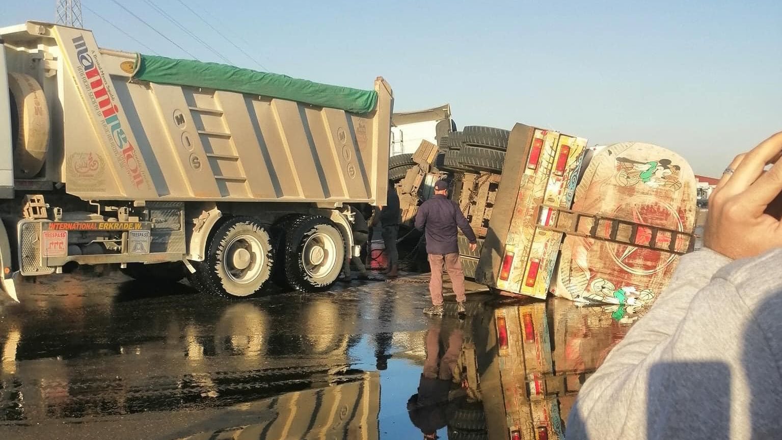 إنقلاب سيارة 