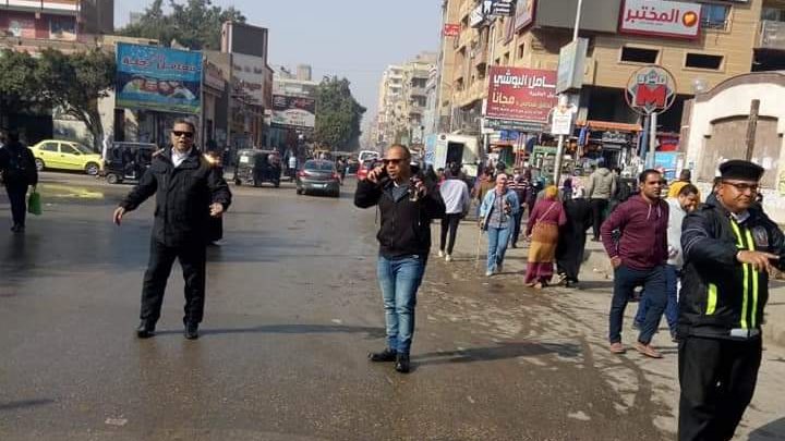 حملة اشغالات بحلوان حملة اشغالات بحلوان