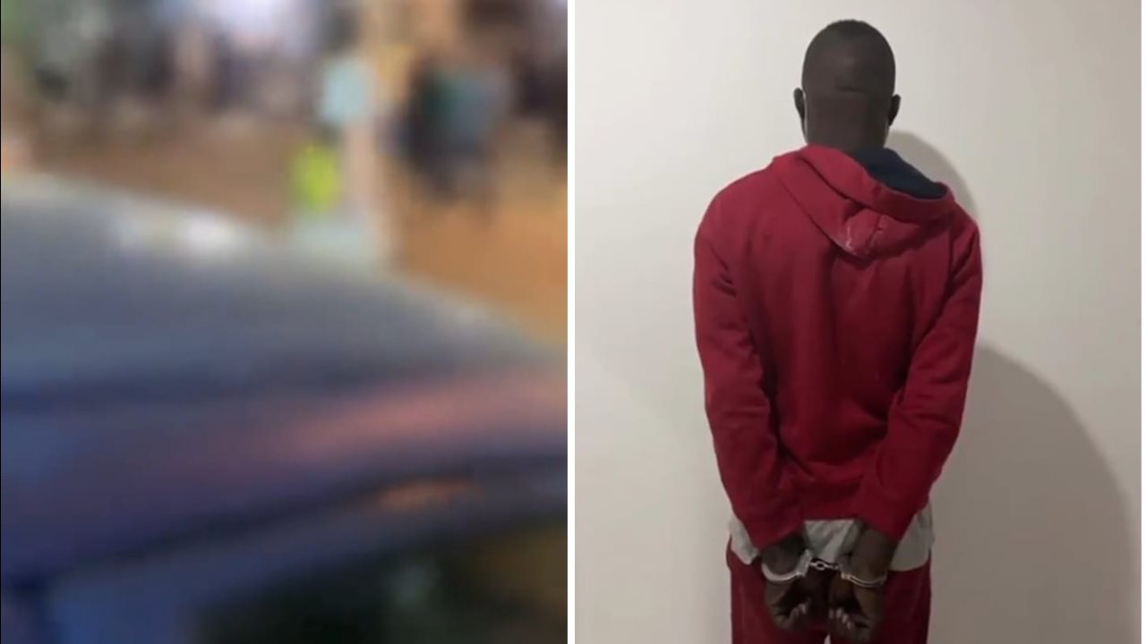 القبض على شخص يهدد المارة بقطعة حديدية في السعودية