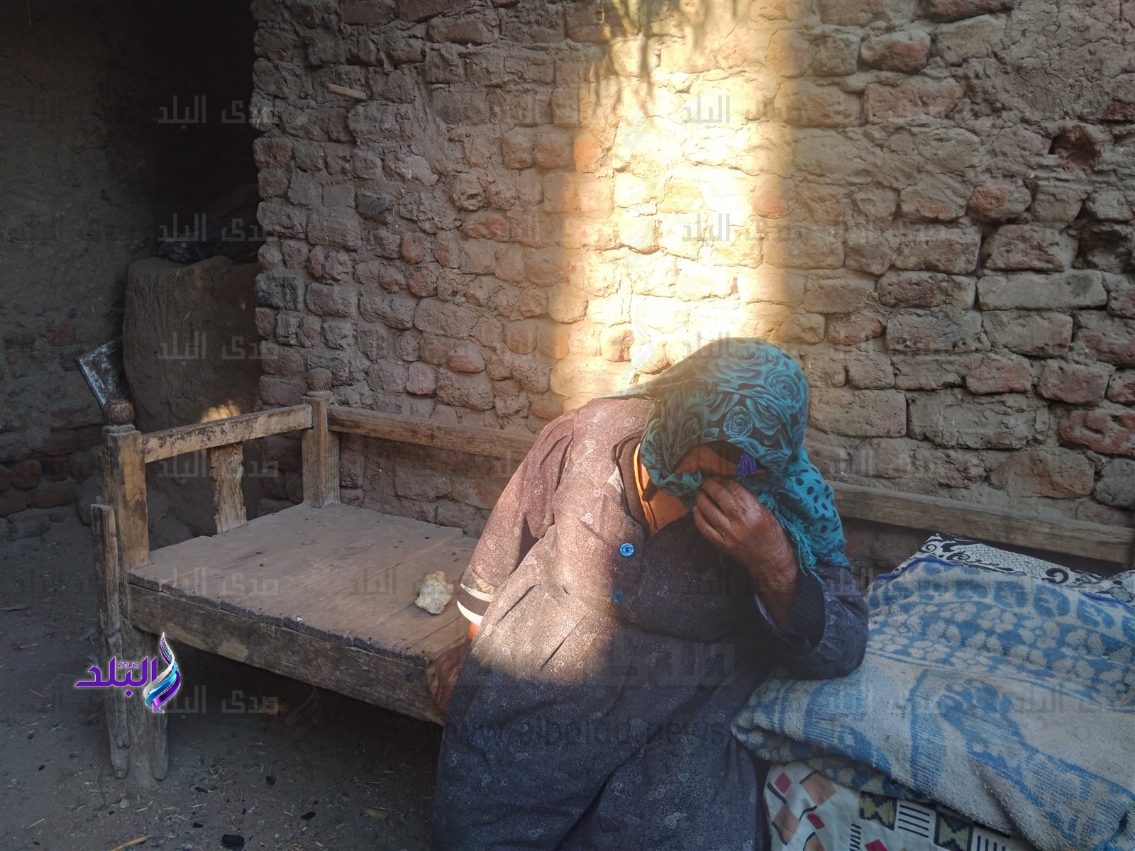 مسنة تستغيث 