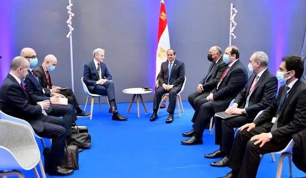 لقاء مصري ترويجي على هامش قمة بريست 