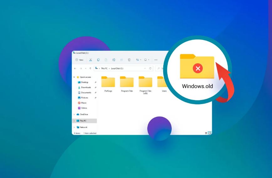 كيفية حذف ملفات الويندوز القديمة