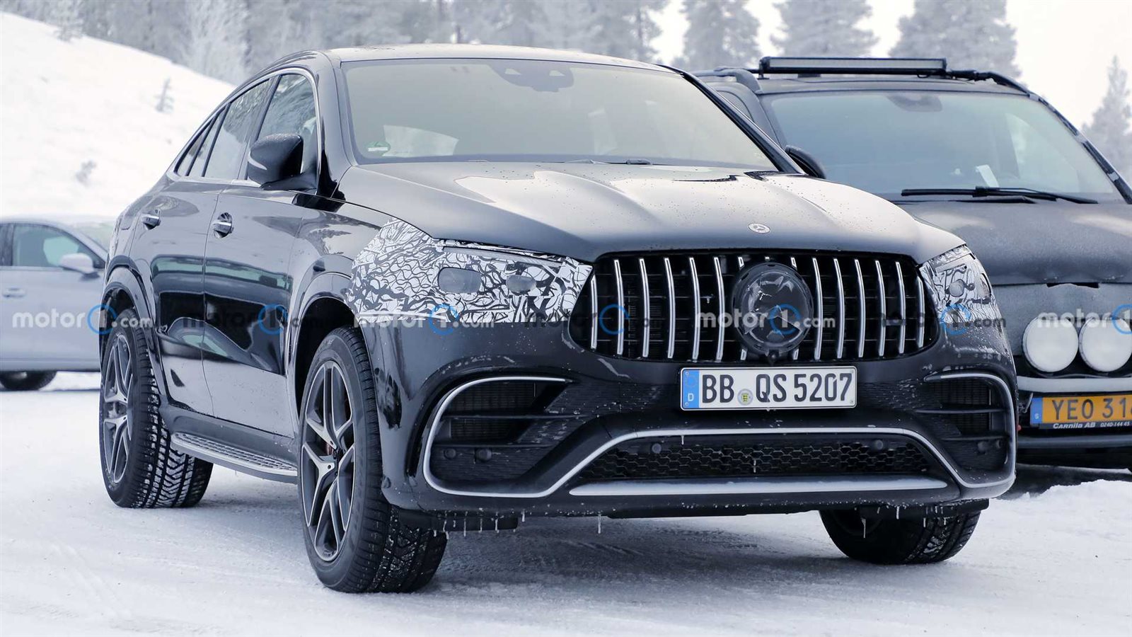 العدسات التجسسية ترصد أسطول مرسيدس AMG GLE-Class موديل 2023