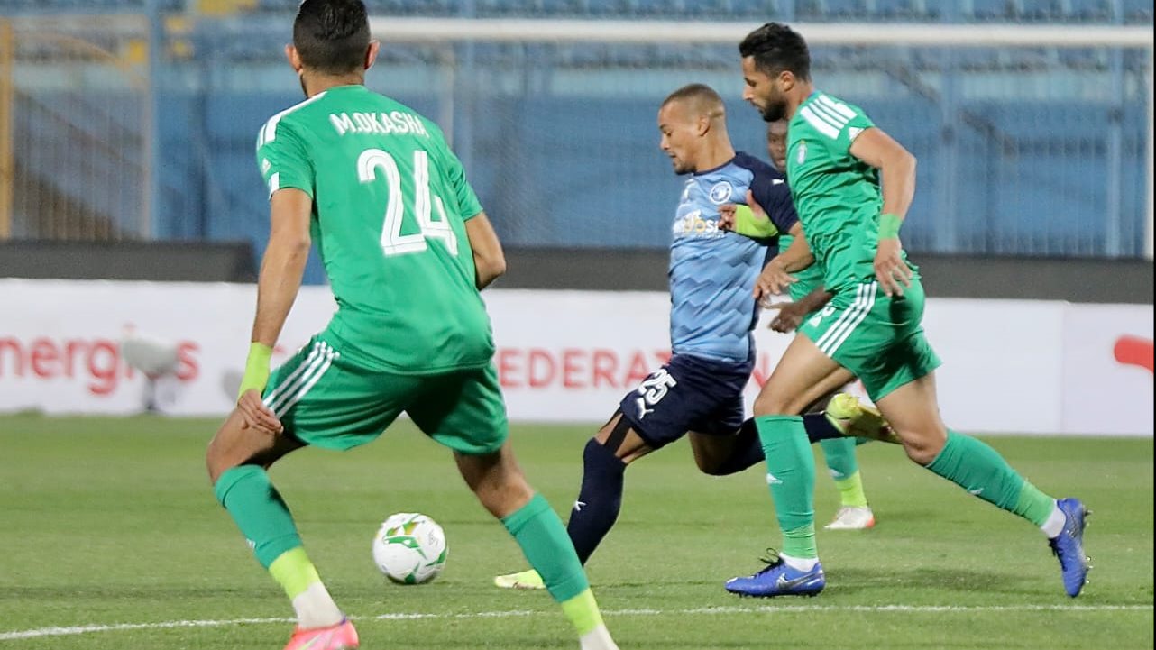 صورة أرشيفية لمباراة بيراميدز في الكونفدرالية