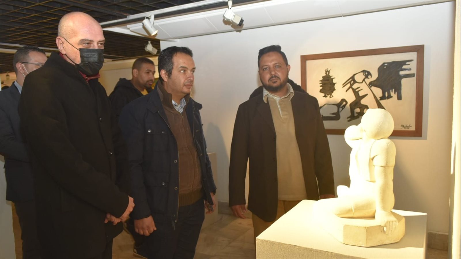 من افتتاح المعرض