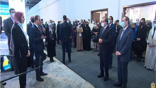 الرئيس السيسي في معرض مصر الدولي للبترول