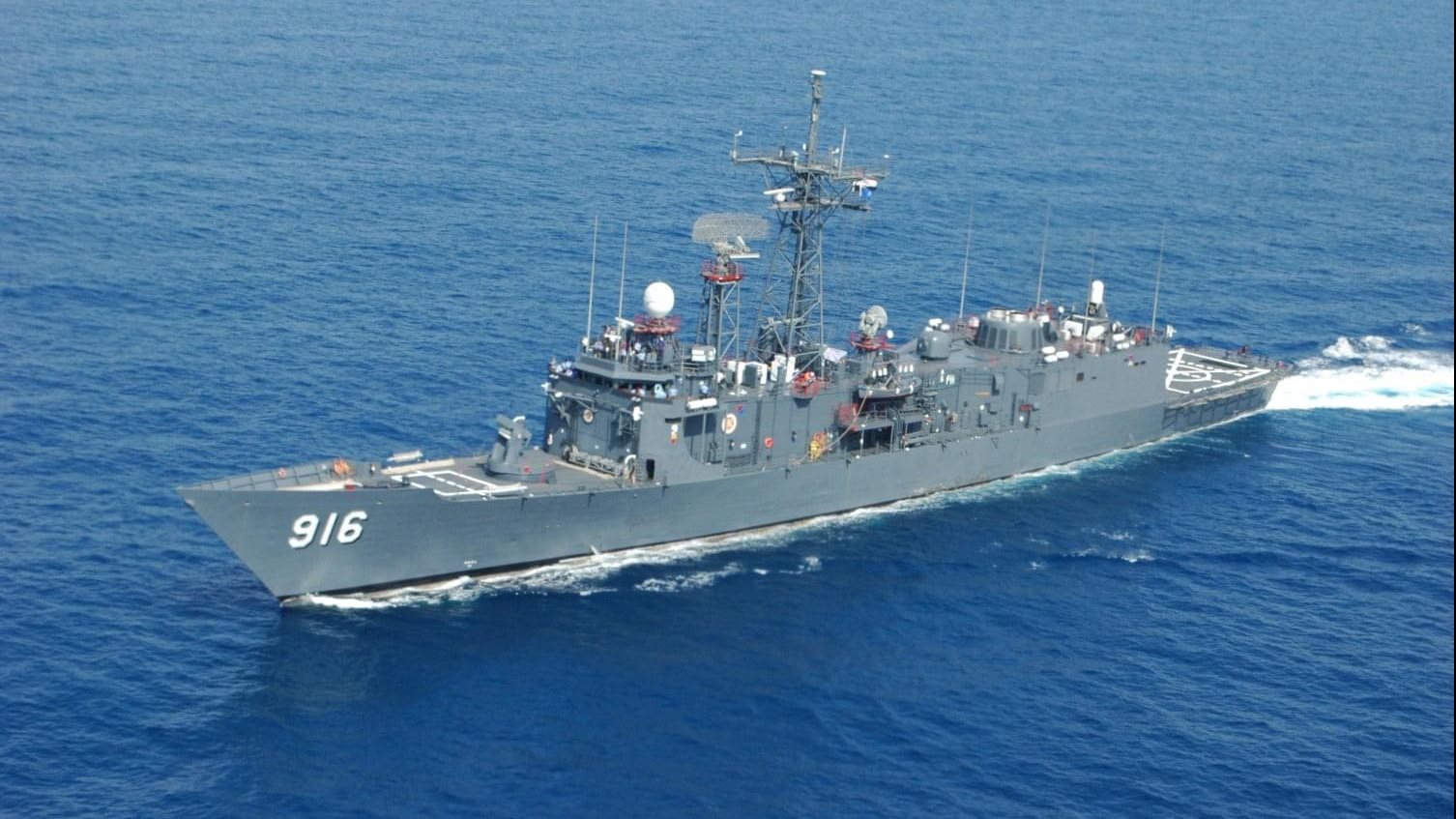 صورة من التدريب البحري