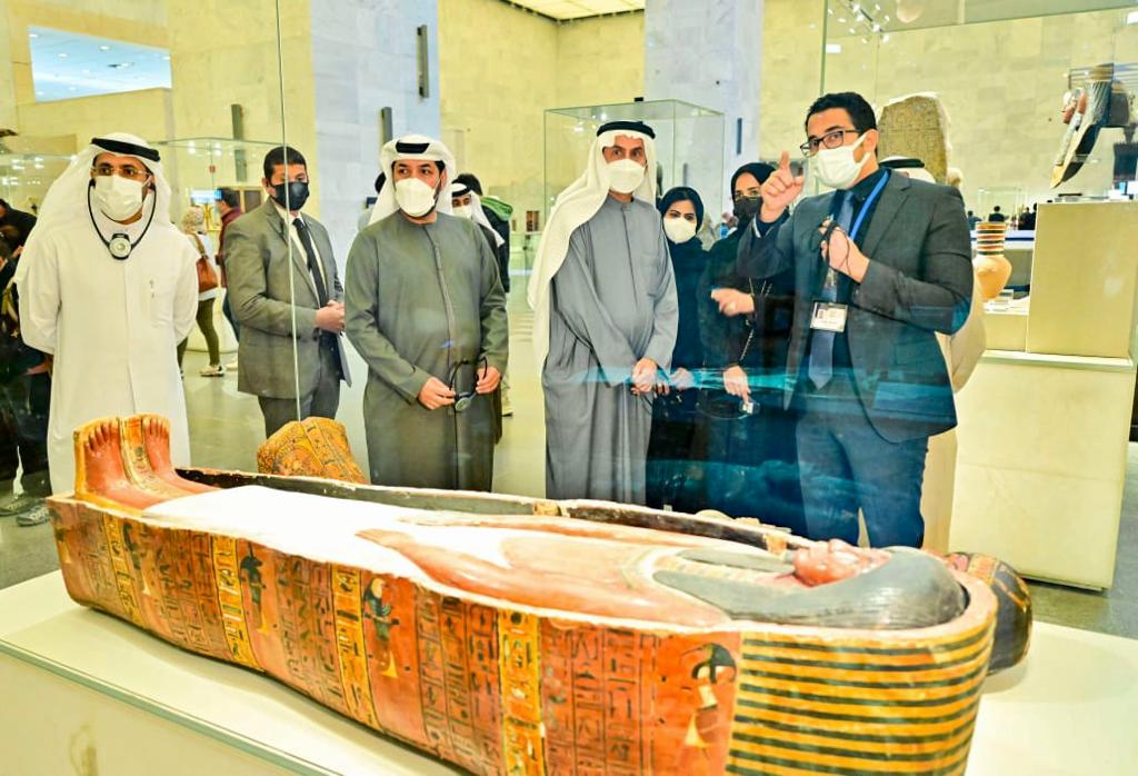 المتحف القومى للحضارة يستقبل أعضاء البرلمان الاماراتى