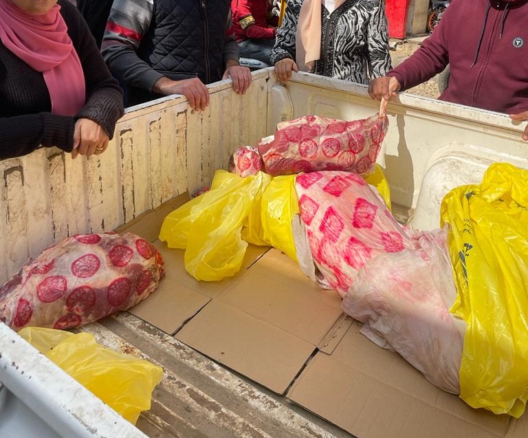 ضبط لحوم غير صالحة 