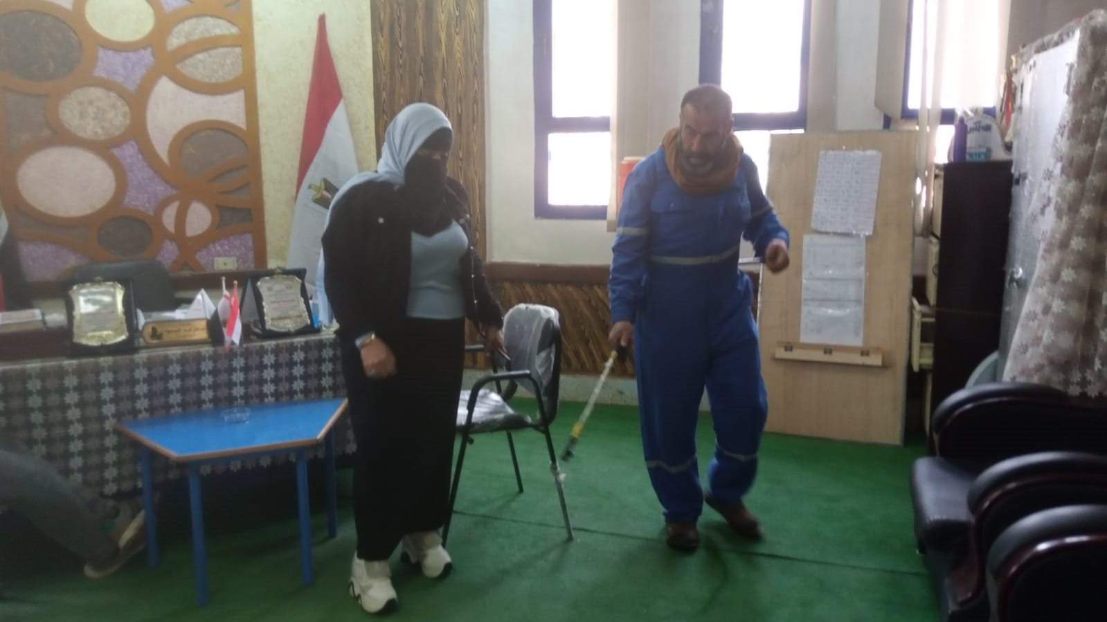 رش وتعقيم مدارس مرسي مطروح