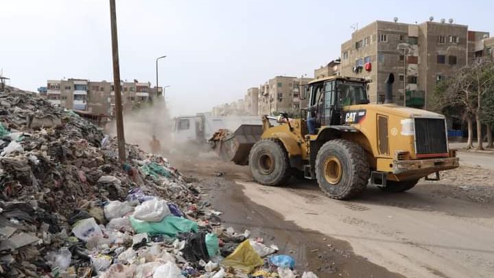 رفع تراكمات القمامة رفع تراكمات القمامة