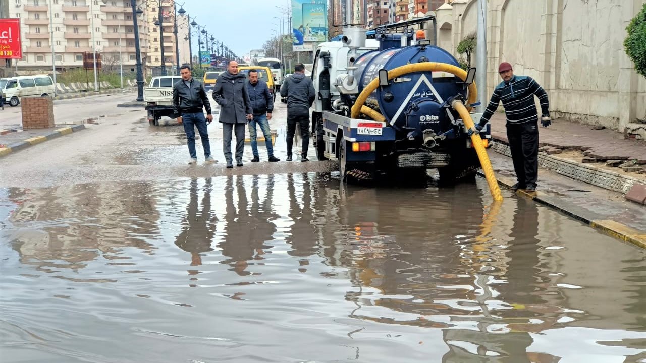 شفط مياه الأمطار 