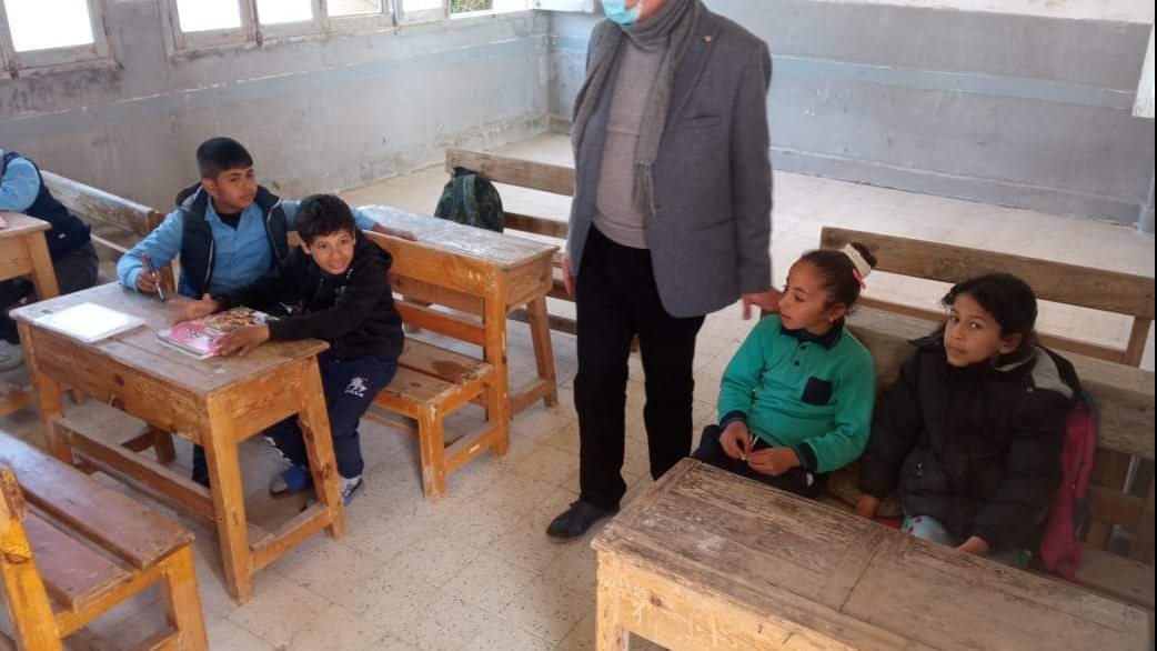 متابعة العملية التعليمية بالشيخ زويد 