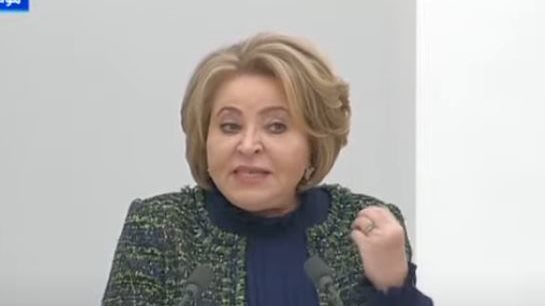 رئيسة مجلس الاتحاد الروسي