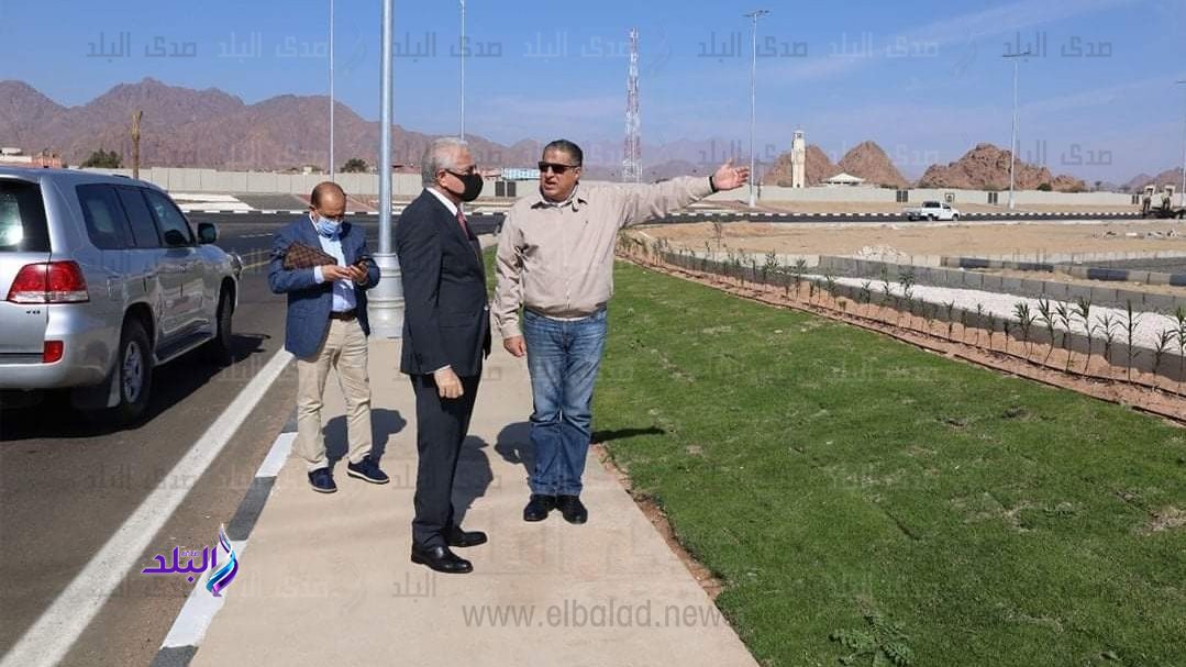 المحافظ يعاين بشرم الشيخ 