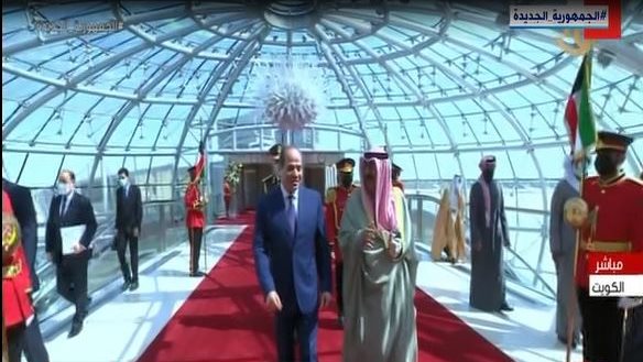 الرئيس السيسي وأمير الكويت  الرئيس السيسي وأمير الكويت