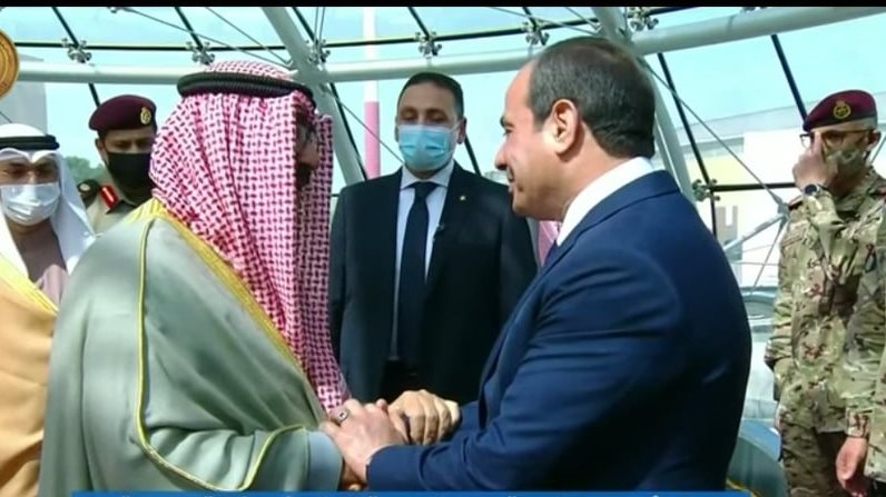 الرئيس السيسي وأمير الكويت 