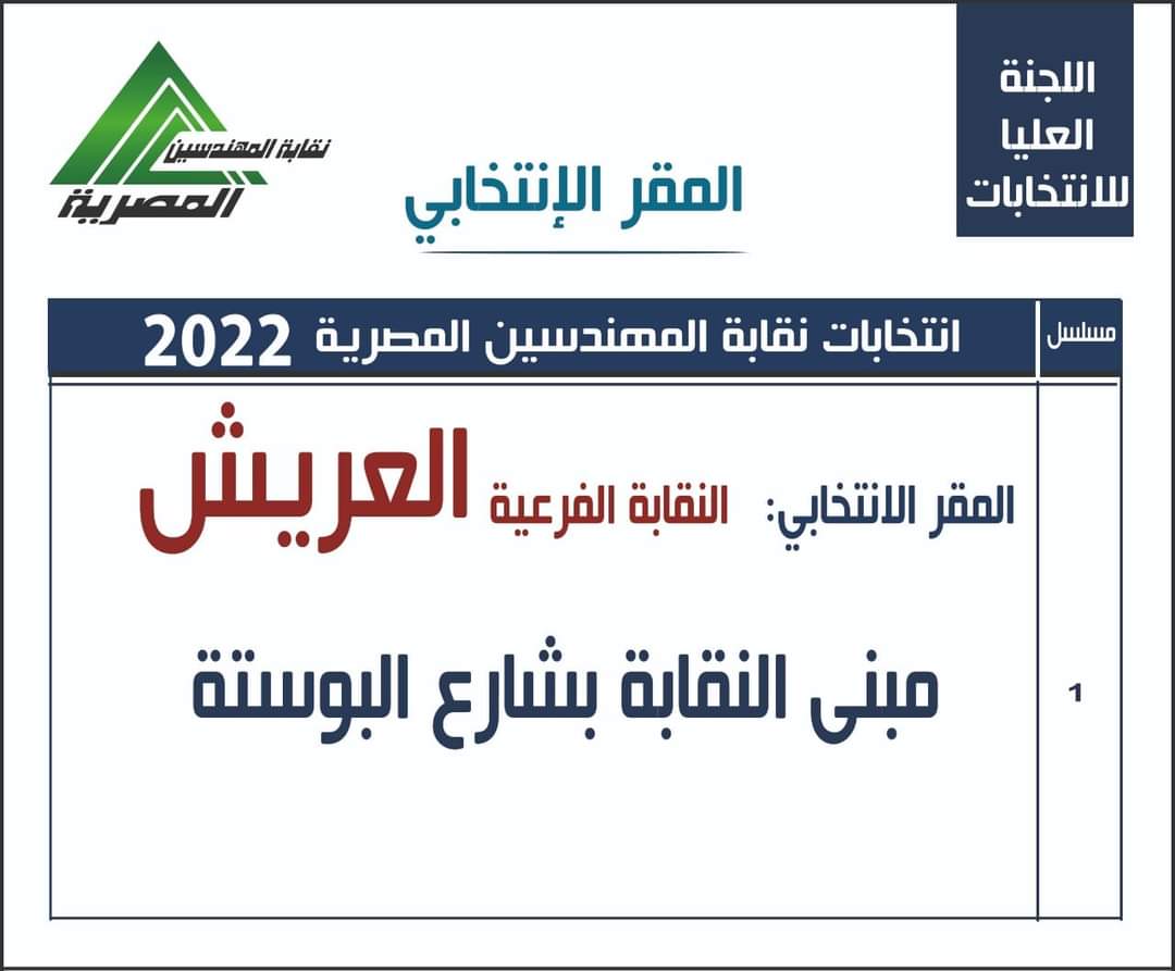 المقار الانتخابية