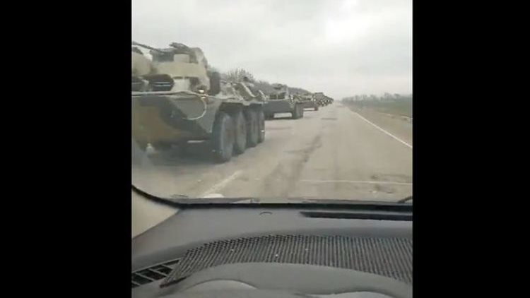 الدبابات الروسية تدخل كييف